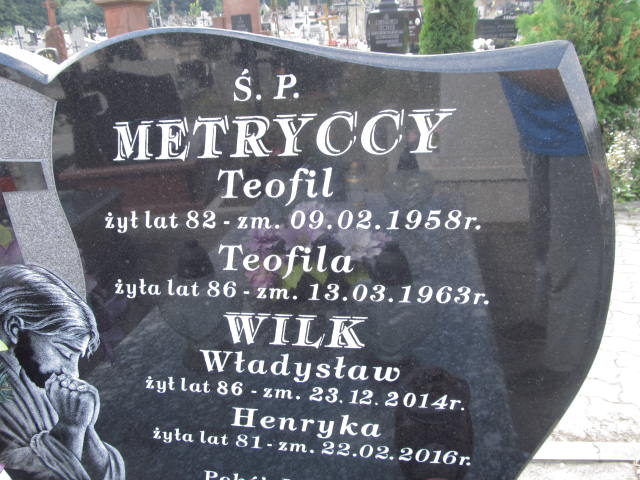 Władysława Wilk Chęciny - Grobonet - Wyszukiwarka osób pochowanych