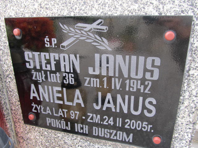 Aniela Janus  Chęciny - Grobonet - Wyszukiwarka osób pochowanych